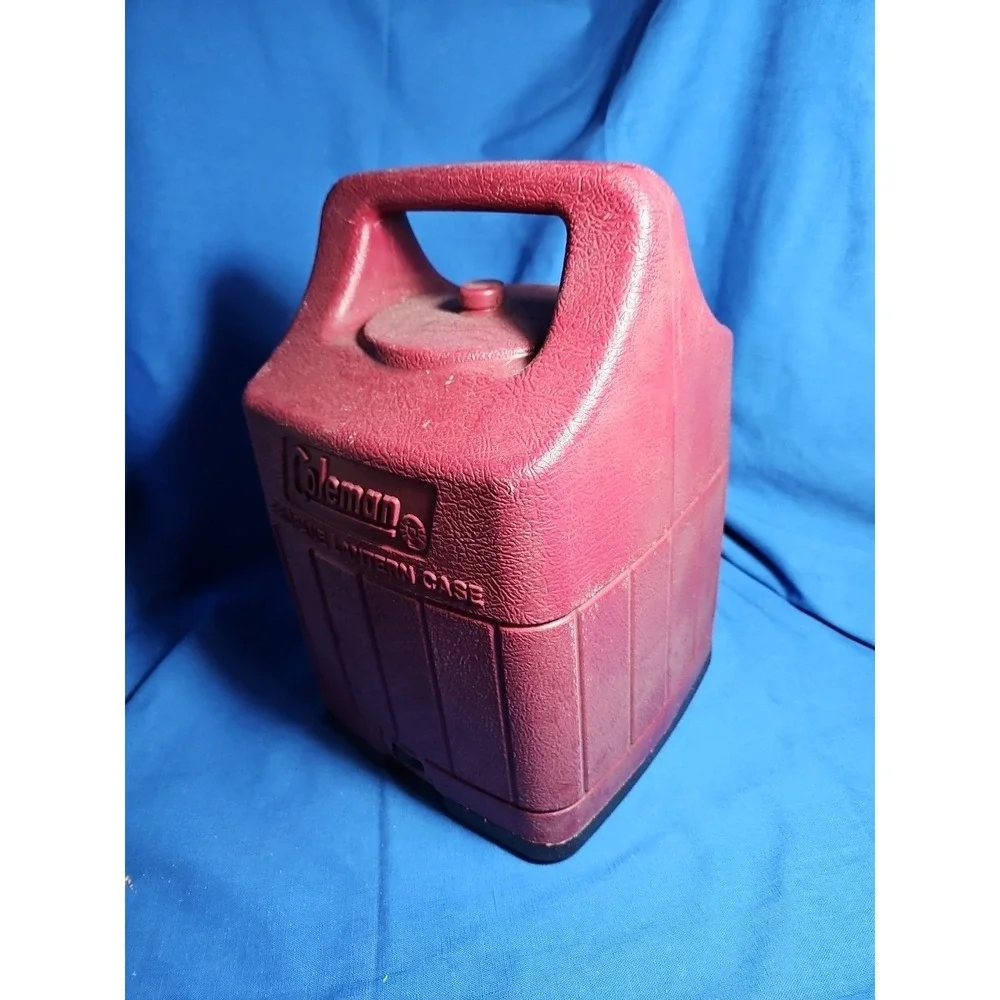 COLEMAN Propane Lantern Two Mantle 5152C700 5152 w/Storage Case Vintage